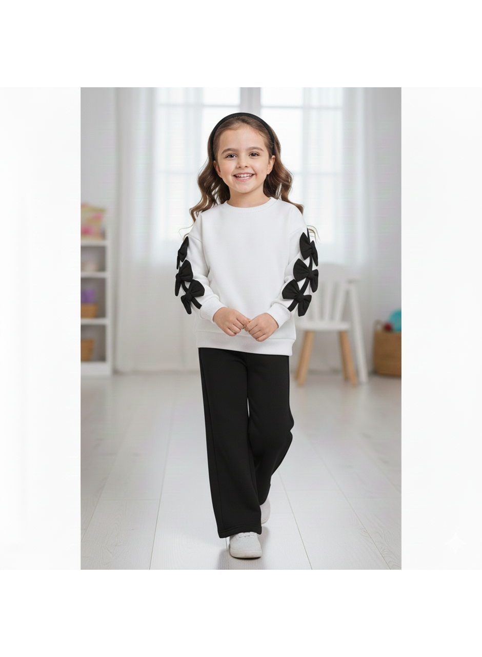446243 FİYONKLU TAŞ BASKILI KIZ TAKIM 2Y,3Y,4Y,5Y Kız syh