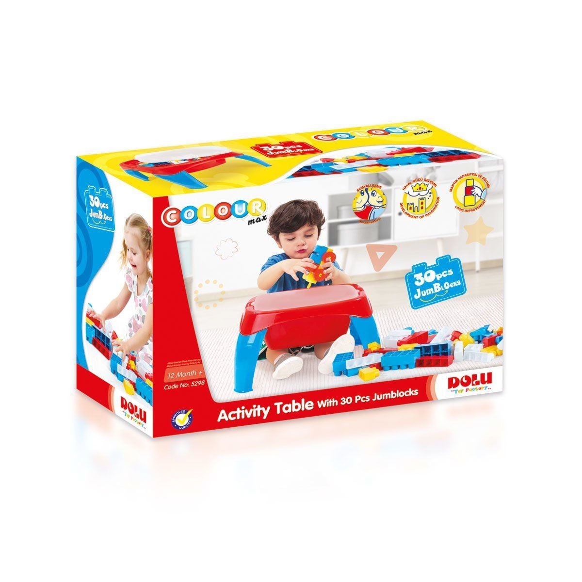 5298 Aktivite Oyun Masasi 30Pcs Mega Blok