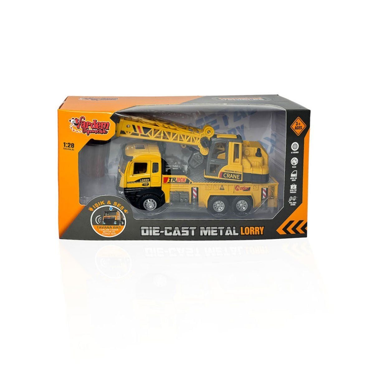 Xx992-02Ab Çek Bırak Işıklı Ve Sesli Kule Vinç 1:28-Vardem Oyuncak