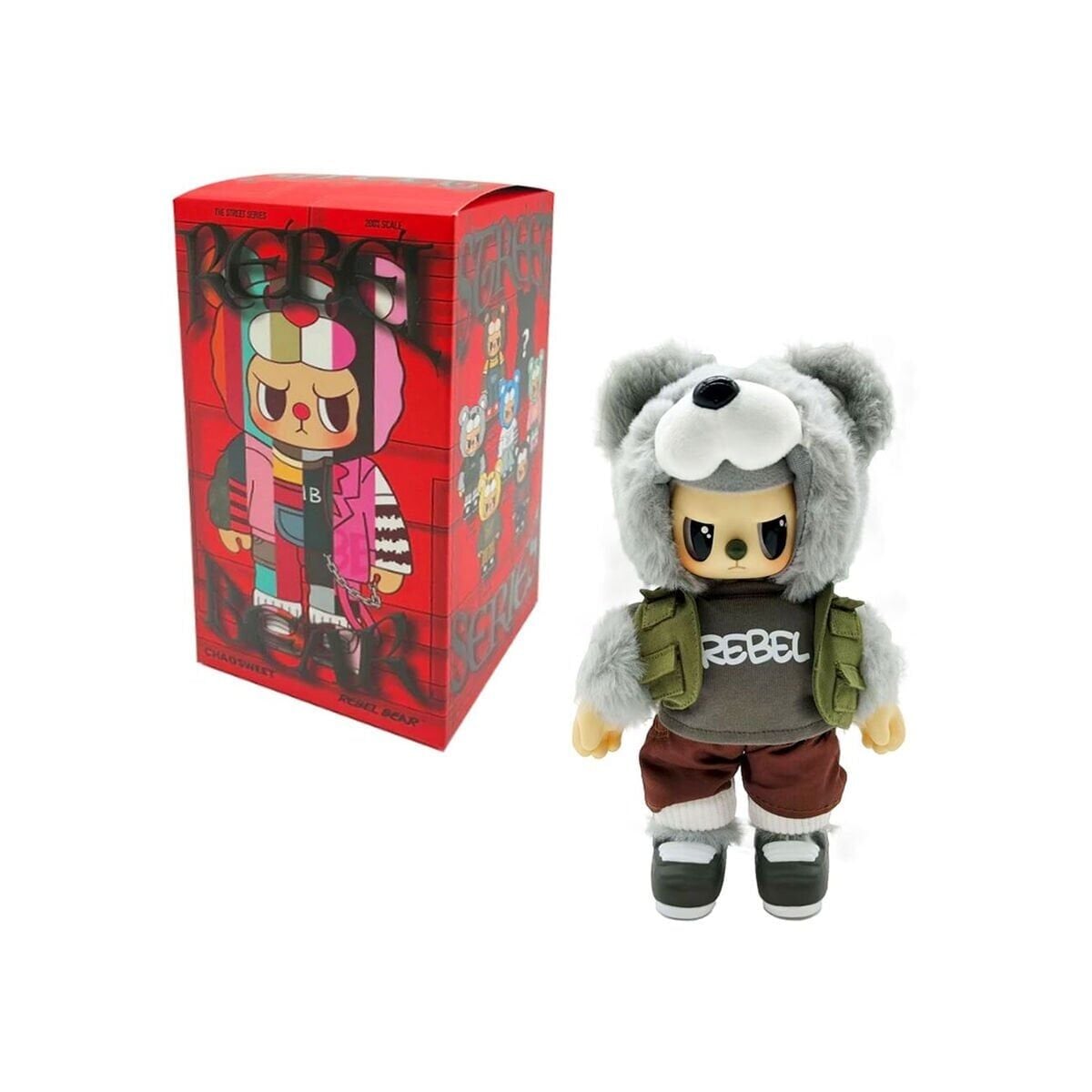 Popcsrb008 Rebel Bear Pozlanabilir Figür Cadde Serisi 6Lı Display