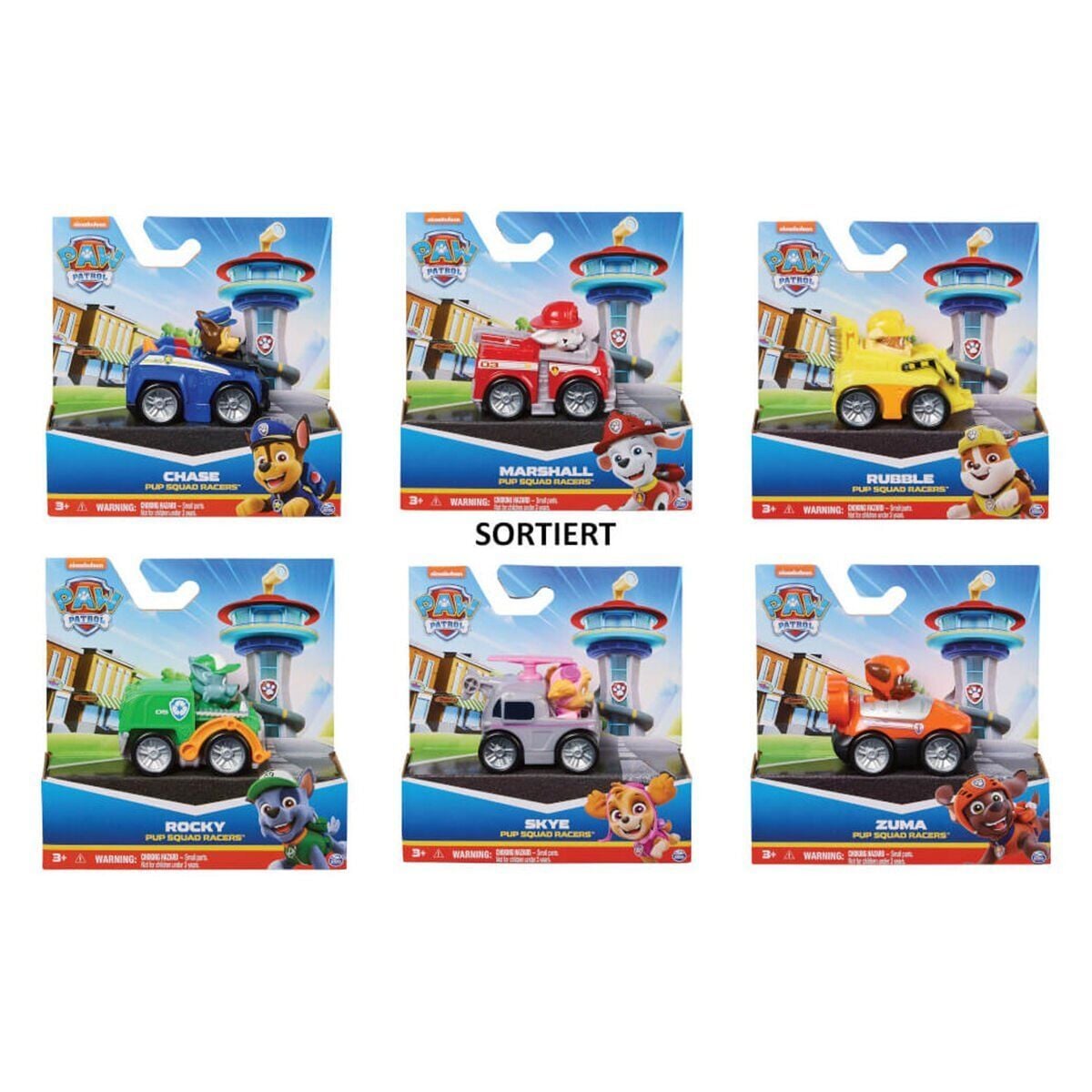 Spm-6070433 Paw Patrol Mini Pup Squad Araç Çeşi̇tleri̇-Asorti̇(, )