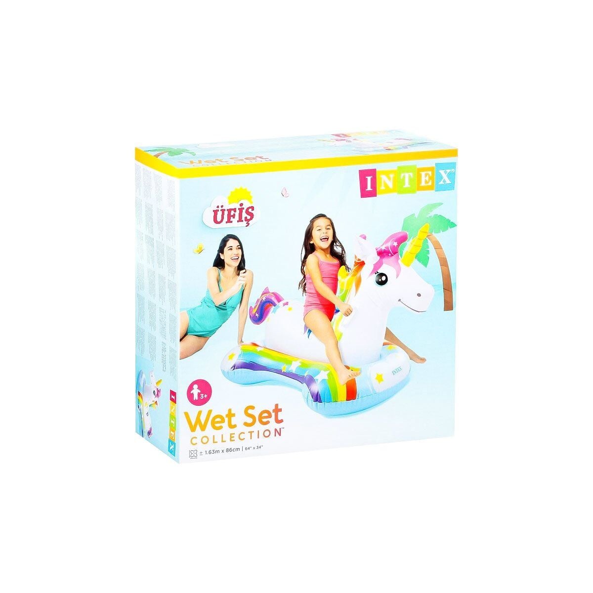Ibn57552 Sihirli Unicorn Binici 163X86 Cm- Vardem Oyuncak