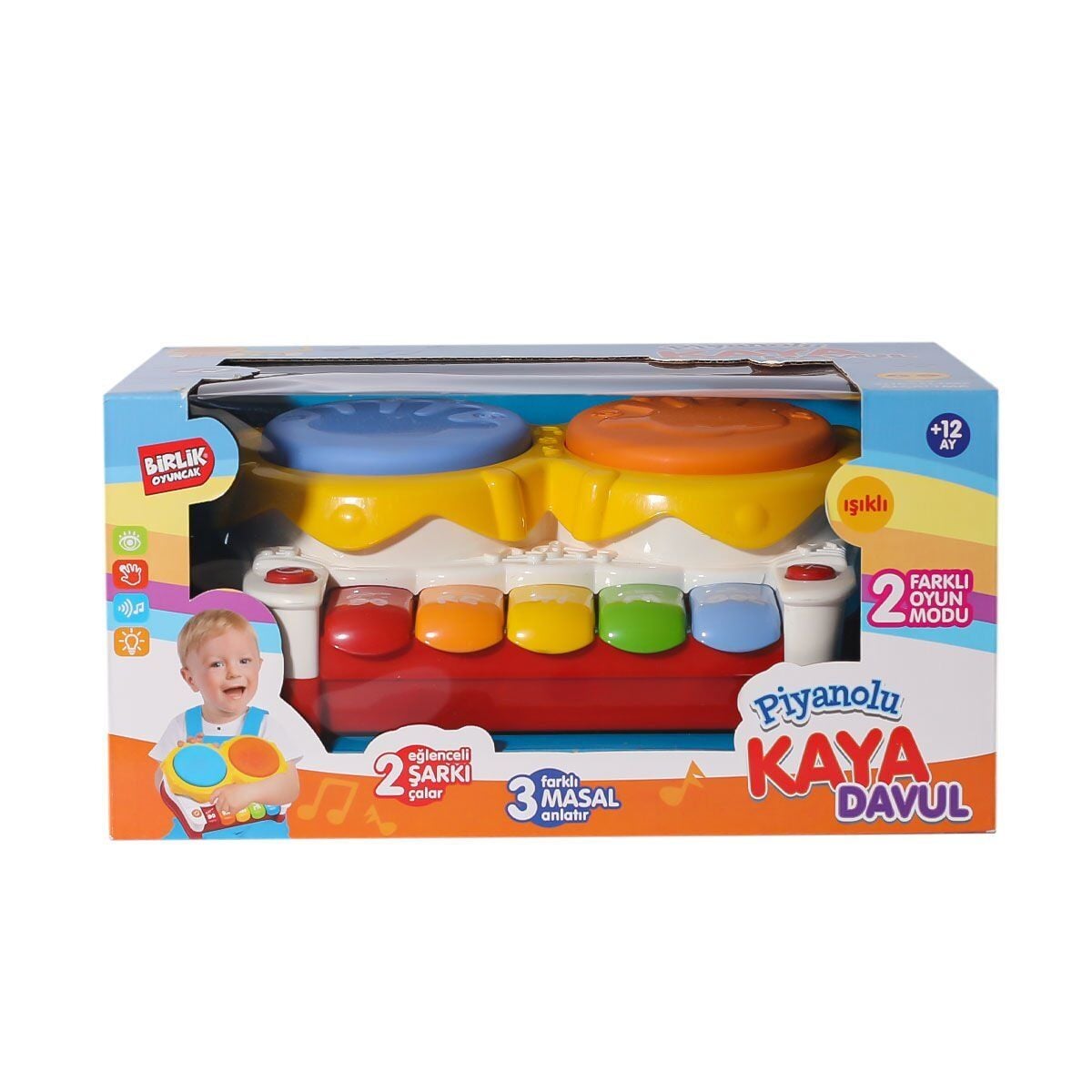 Urt032-001 İkili Kaya Davul Seti-Birliktoys