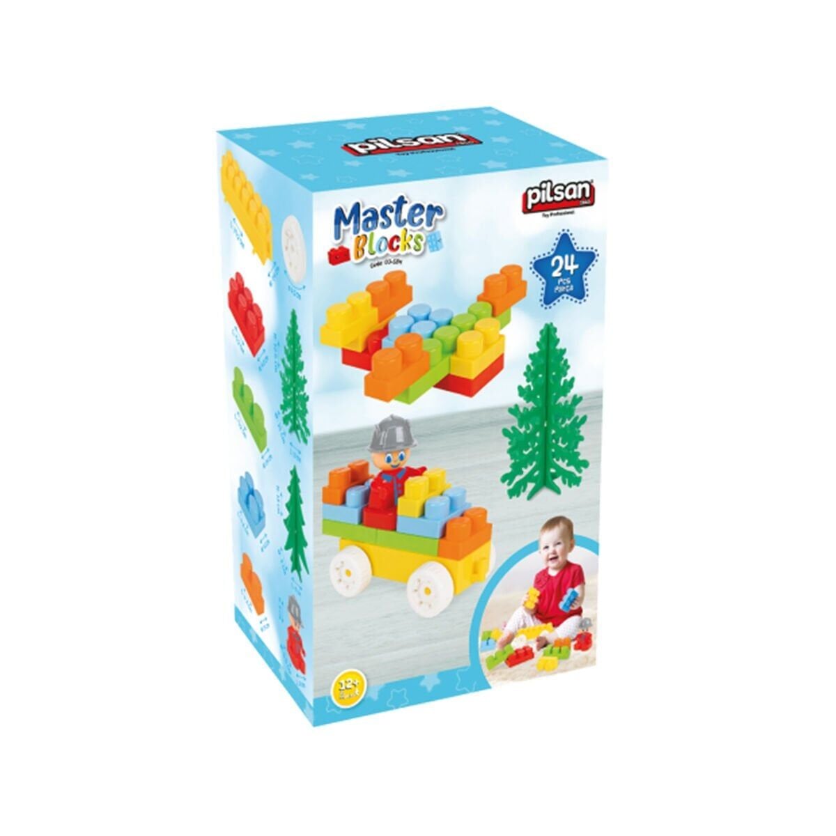 03 584-1010358401002 Aksesuarli Master Bloklar 24 Parça