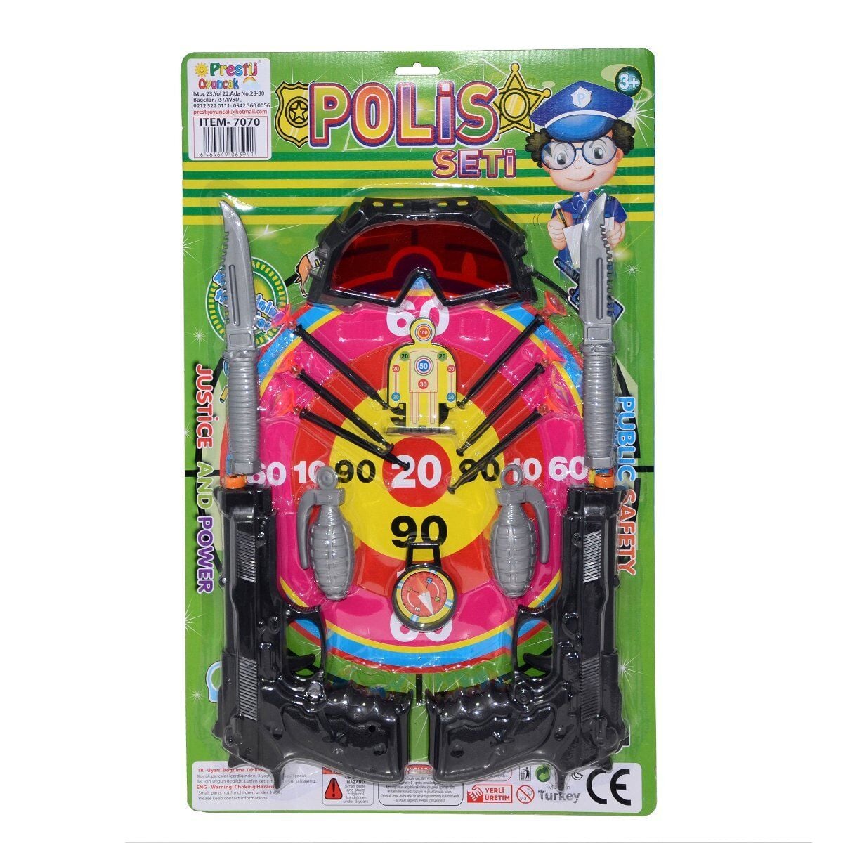 Fab 7070 El Bombali Poli̇s Seti̇ Kartela