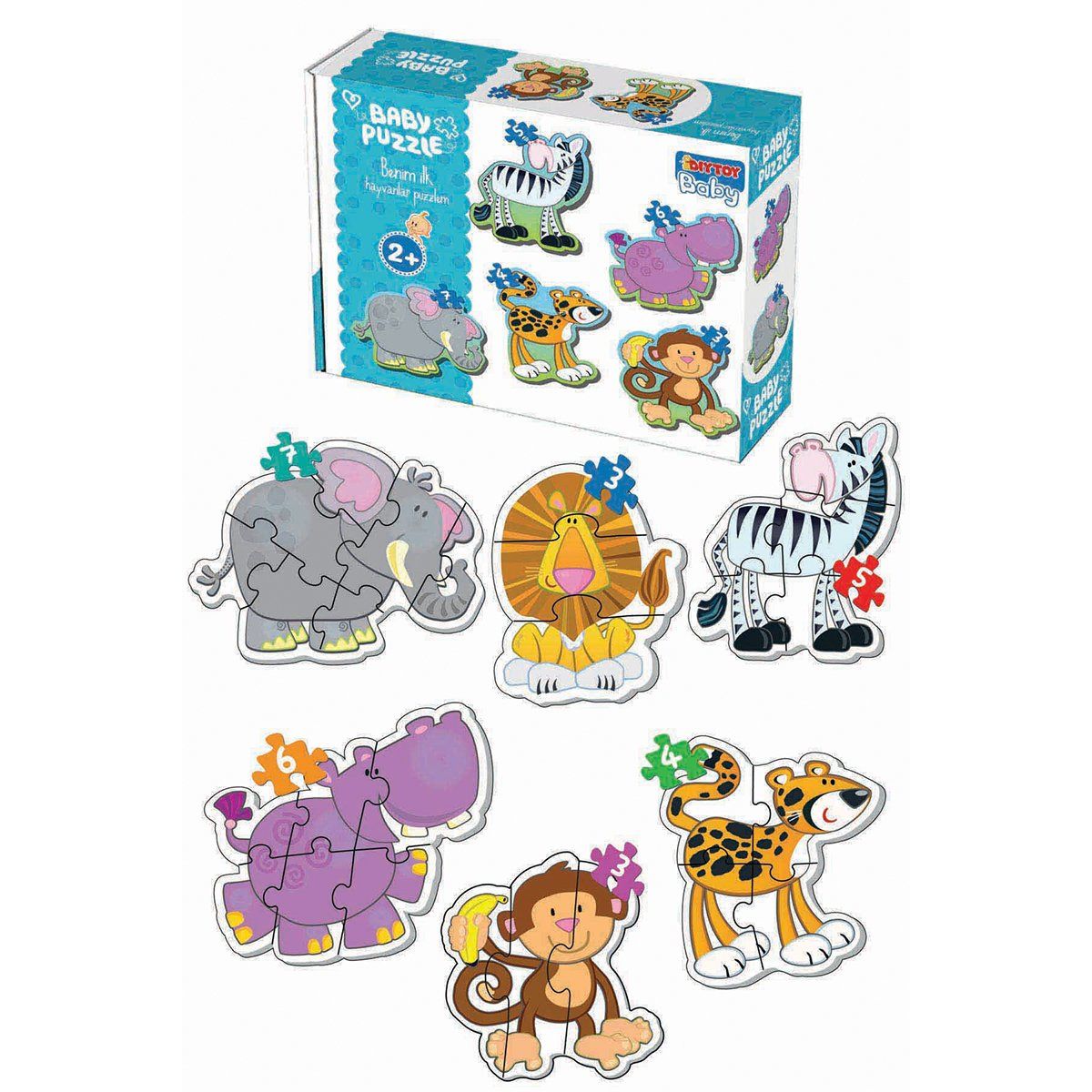 1703 Baby Puzzle Beni̇m İlk Hayvanlar Puzzlem