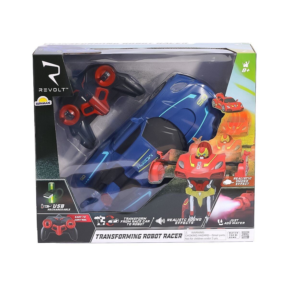 90654 Kumandalı Transforming Robot-Sunman