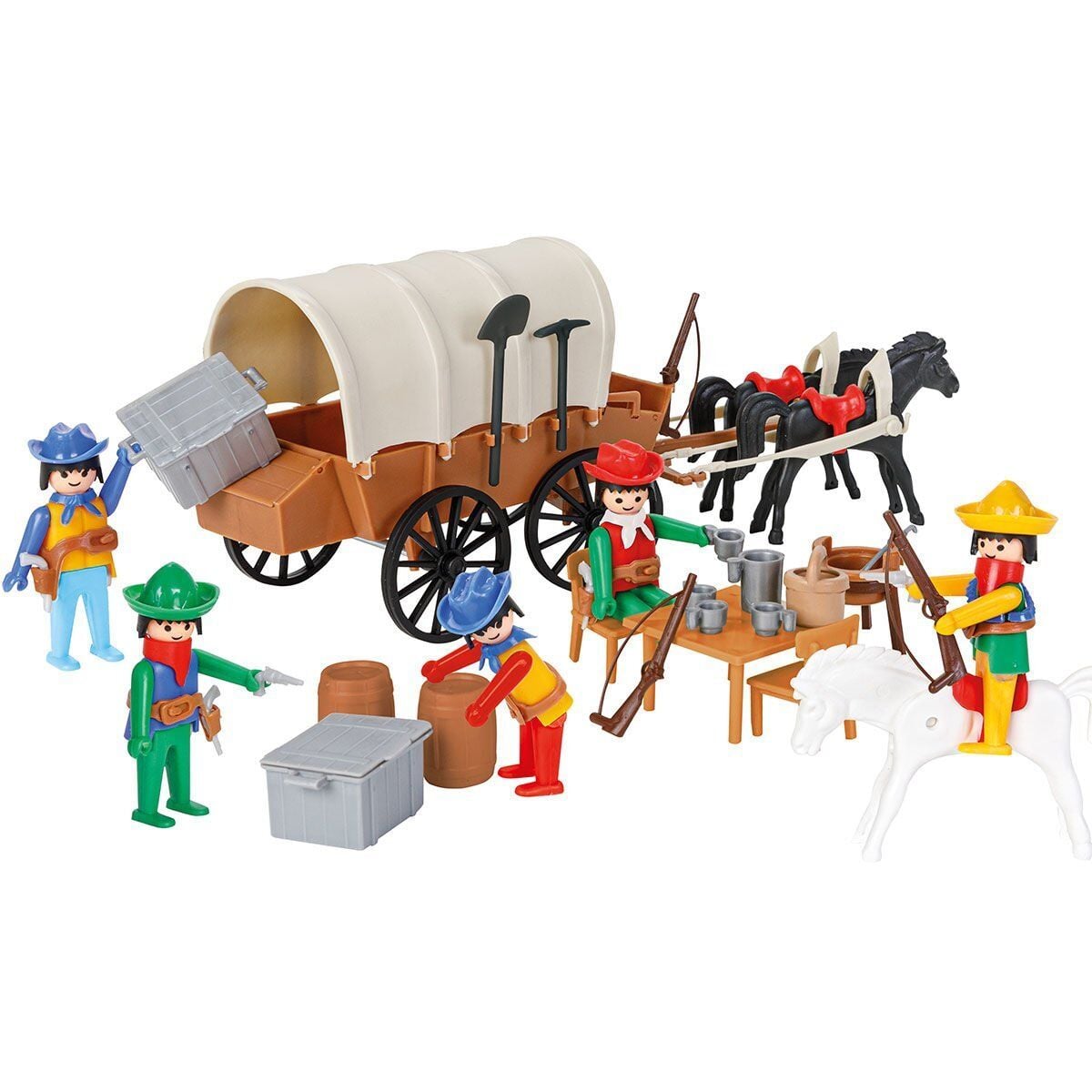04 003 Mini Mekanik Seri 3 Kovboy Arabası- Oyuncak