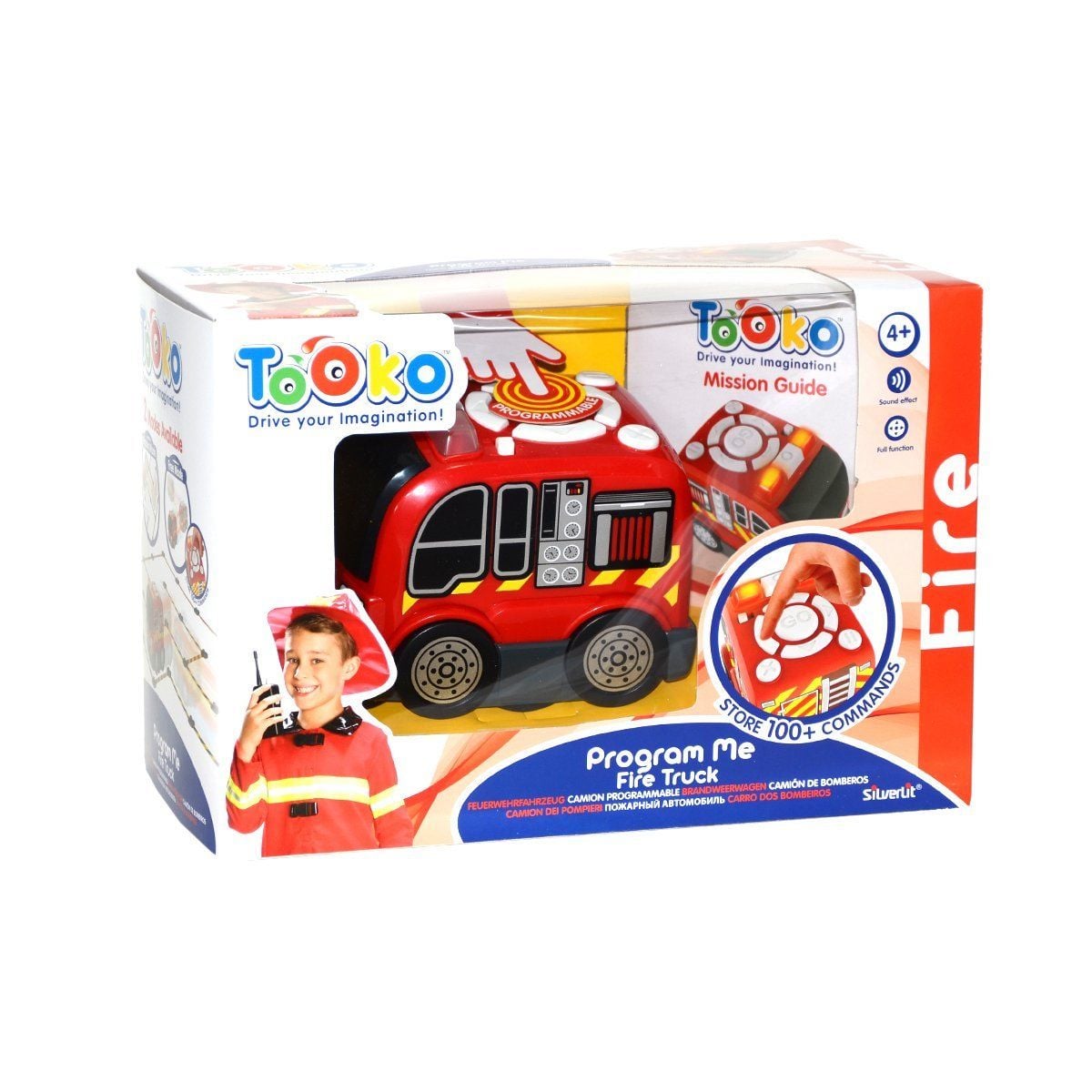 Sil/81470 Silverlit Tooko Programlanabilen İtfaiye Aracı Oyun Seti