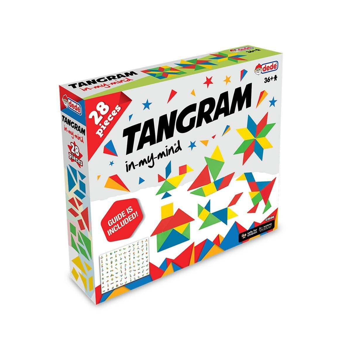 03698 Tangram 28 Parça-Dede