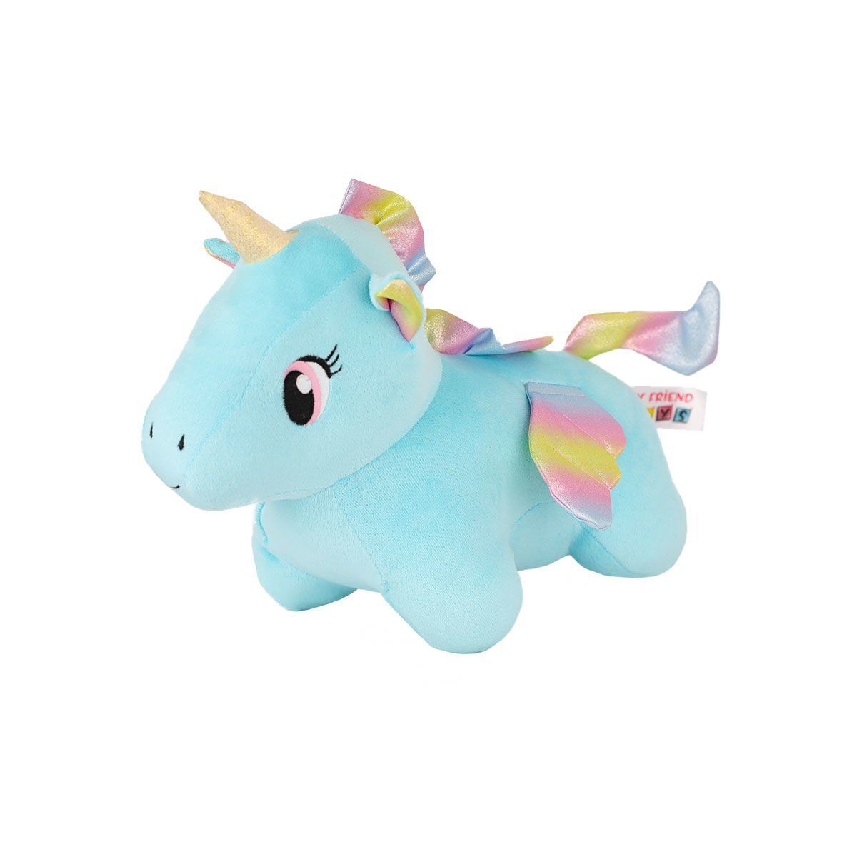 5018 Kadife Mavi Unicorn-My Friend Toys
