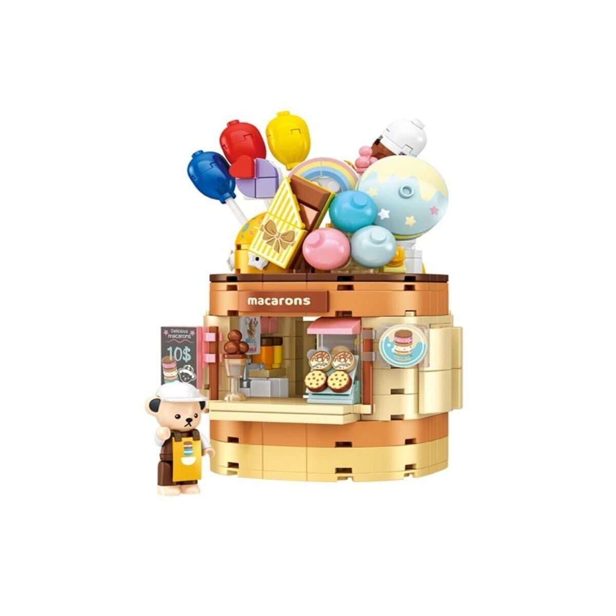 P881201 Panlos Teddy Bear Koleksi̇yonu Dondurma Dünyasi 354 Parça Block Oyuncak