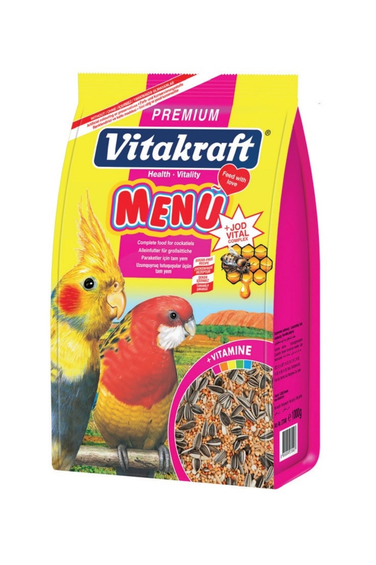 Menü Premium Paraket Yemi 1000 Gr