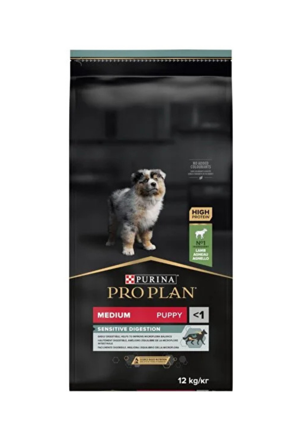 Medium Puppy Kuzu Etli Yavru Kuru Köpek Maması 12 Kg