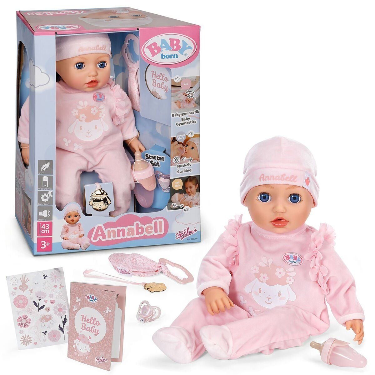 840917 Baby Born Annabell- 43Cm