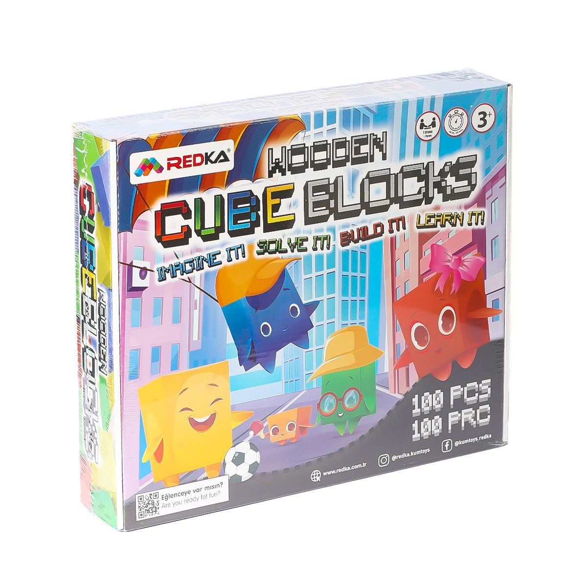 5642 Wooden Cubes Blocks