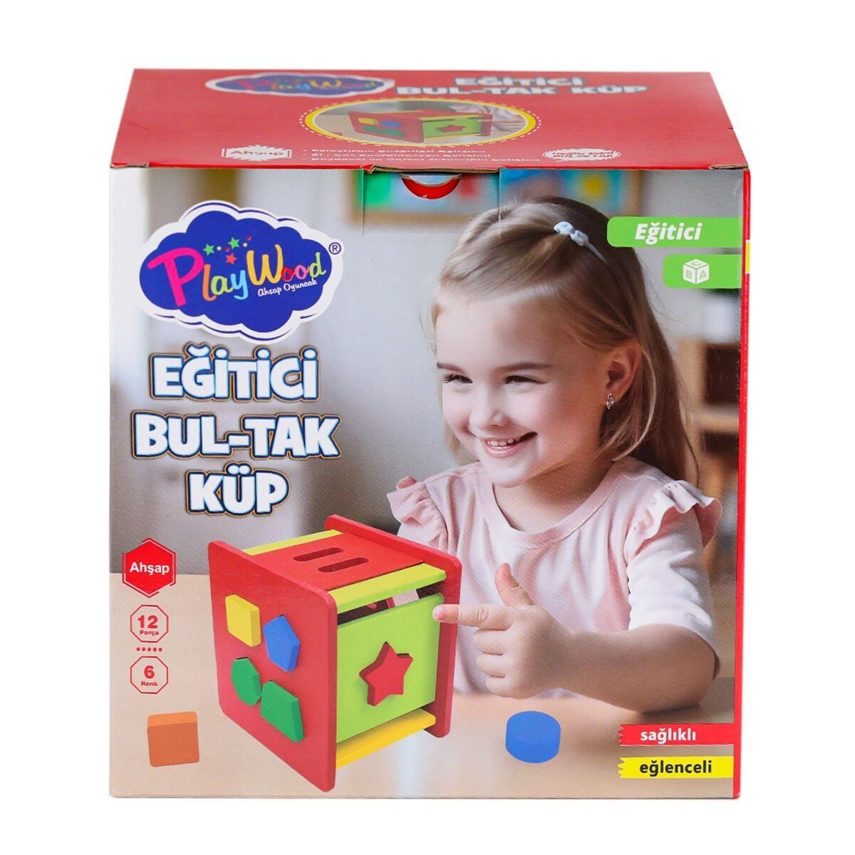 Ony-411 Ahşap Eğitici Bultak Küp-Onyıl Oyuncak