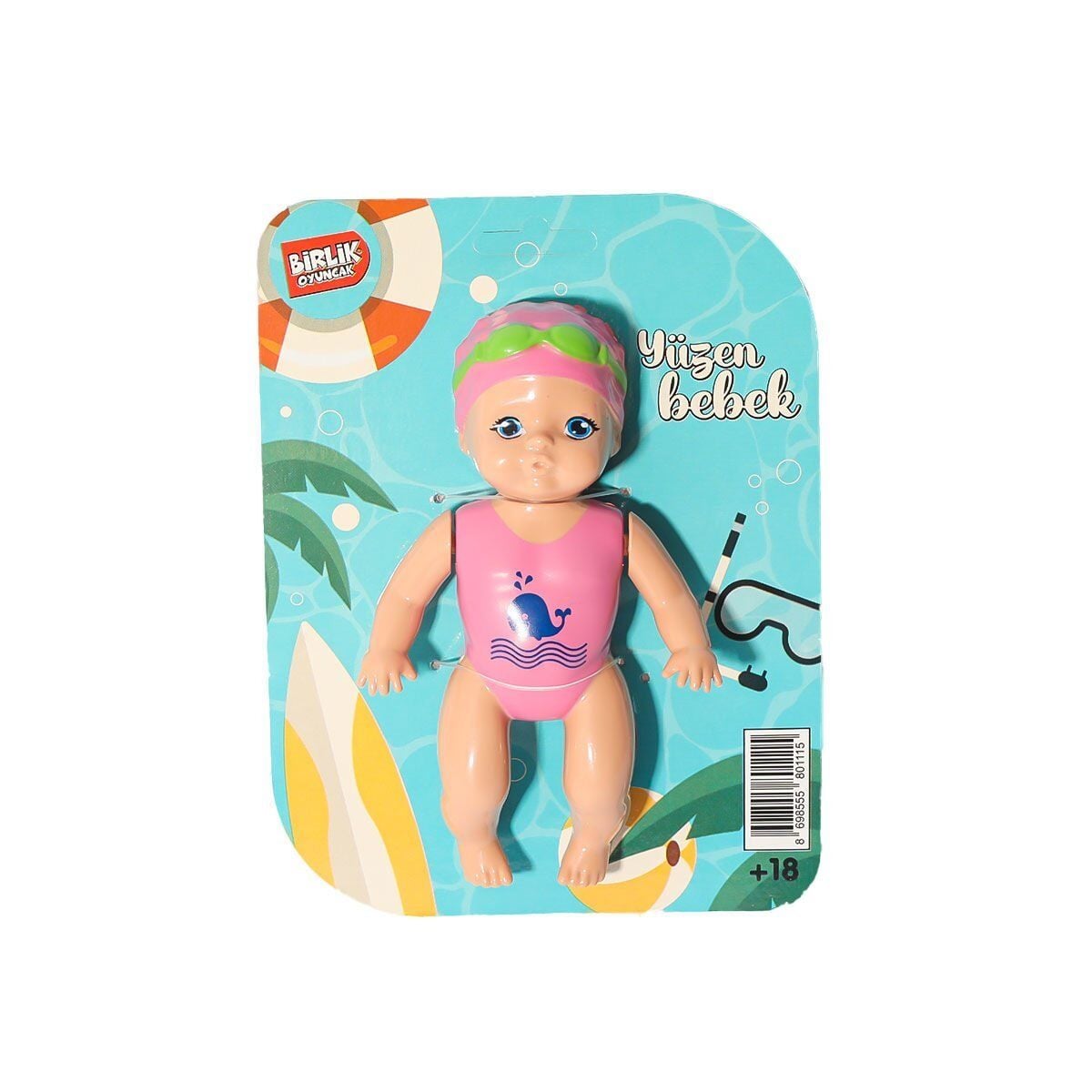 Urt031-001 Kartela Yüzen Bebek-Birliktoys