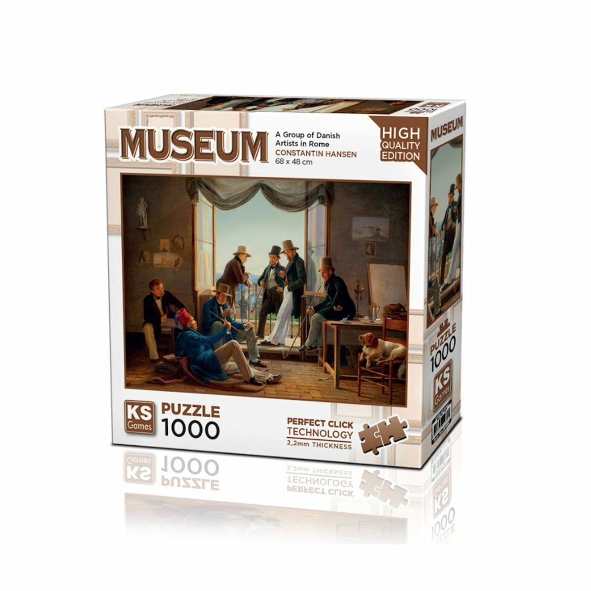 20660 A Group Of Danish Artist In Rome 1000 Parça Puzzle-Kspuzzle