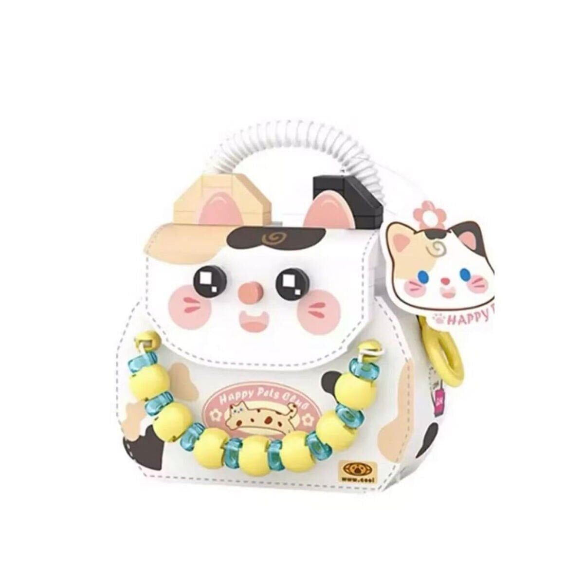Lz-8843 Loz Kedi̇ Fi̇gürlü Meyve Çantasi 360 Parça Block Oyuncak