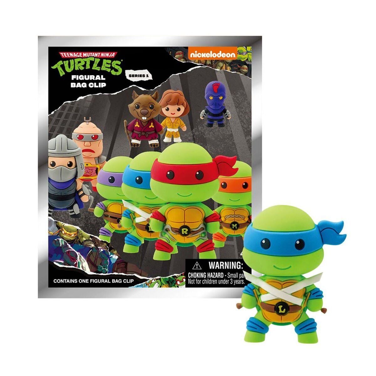 Mono 63160 Monogram Ninja Turtles Klipsli Figür Seri 1 Display