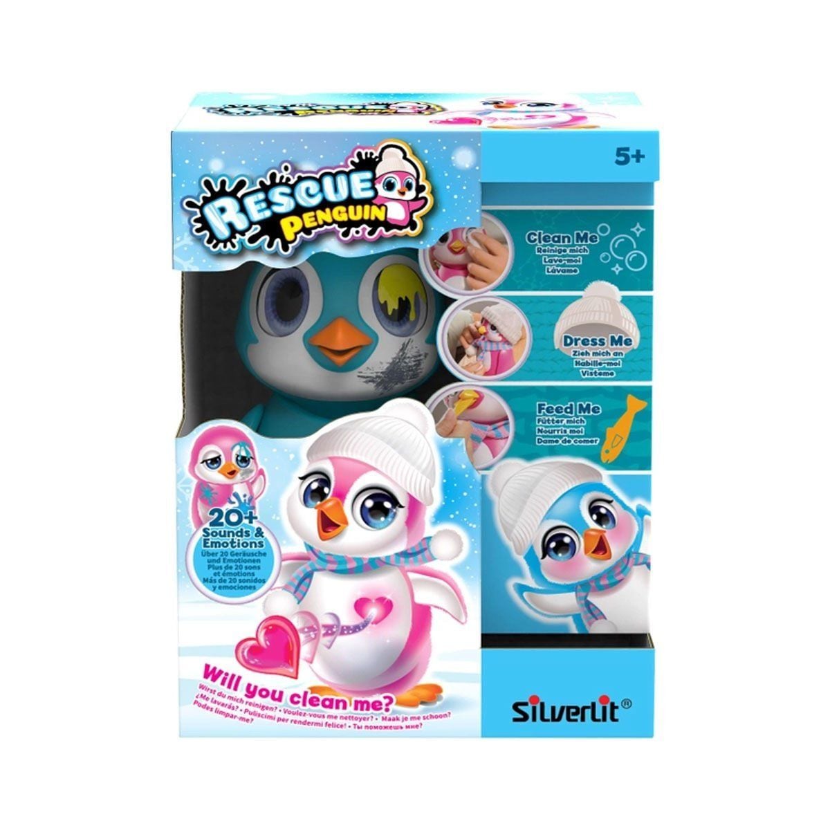 Sil 88652 Silverlit Rescue Interactive Penguen Mavi