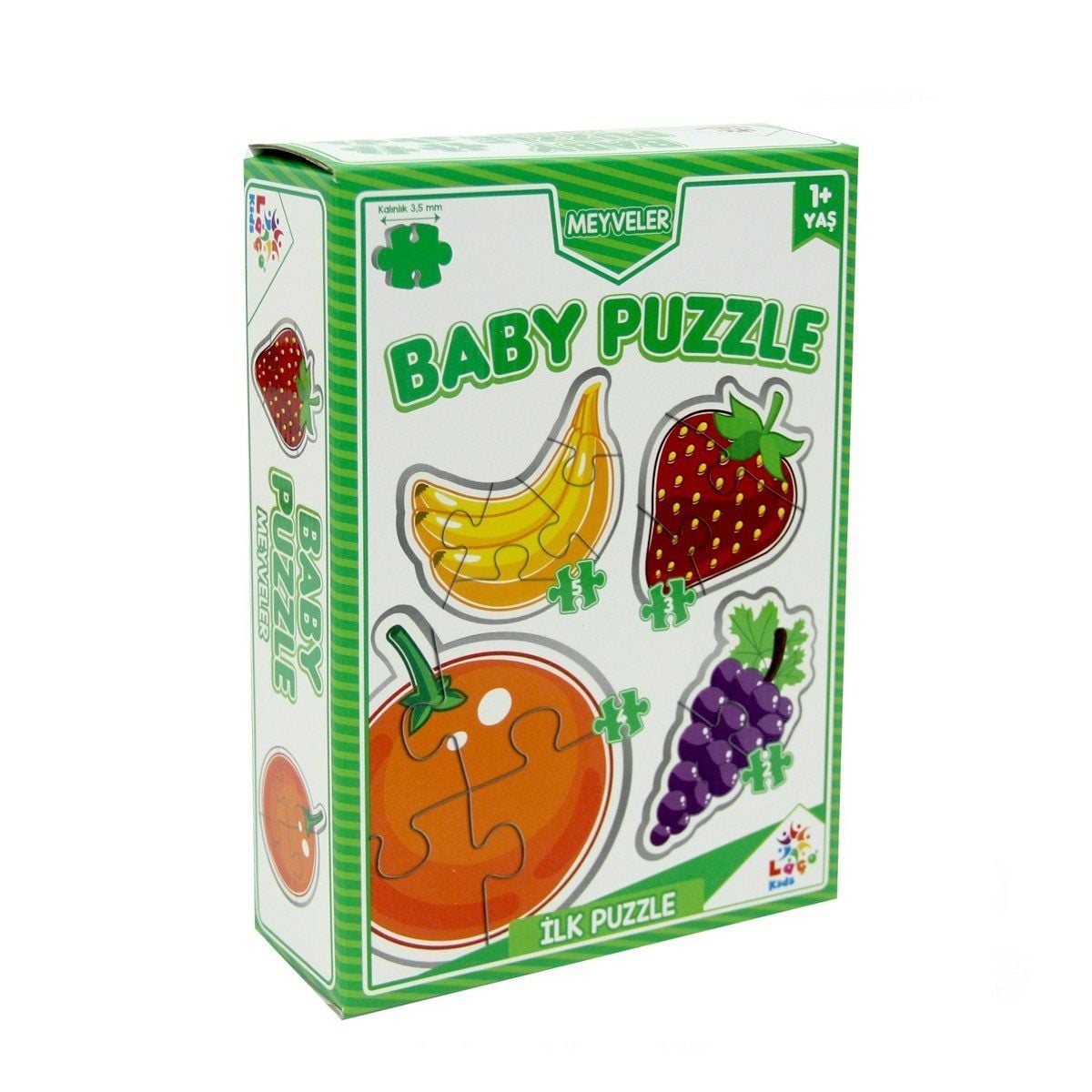 Lc7227 Laço, Baby Puzzle- Meyveler- İlk Puzzle / +12 Ay