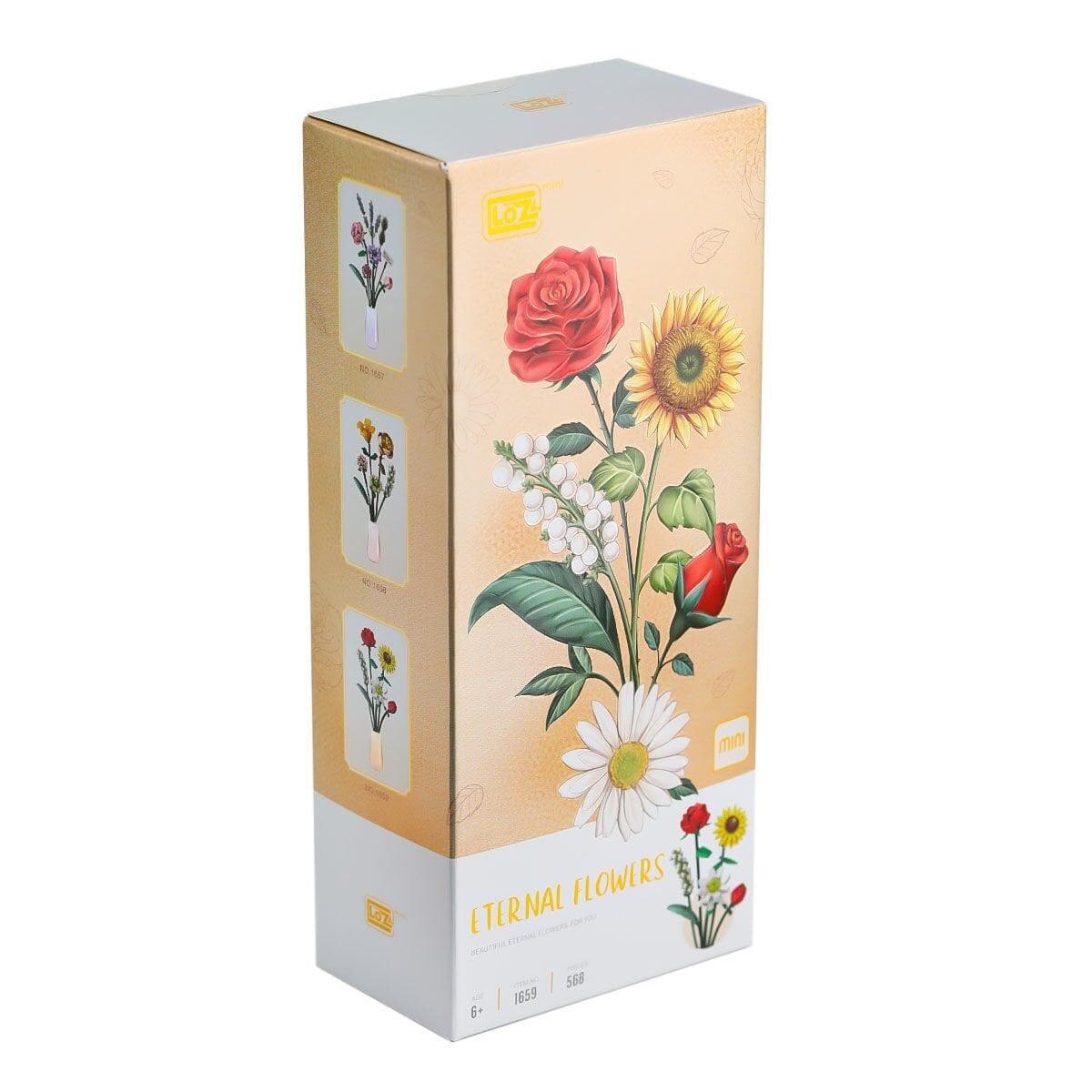 Lz1659 Loz Eternal Flowers Serisi- ''Her Zaman Güneşe Doğru'' 568 Parça Yapım Seti