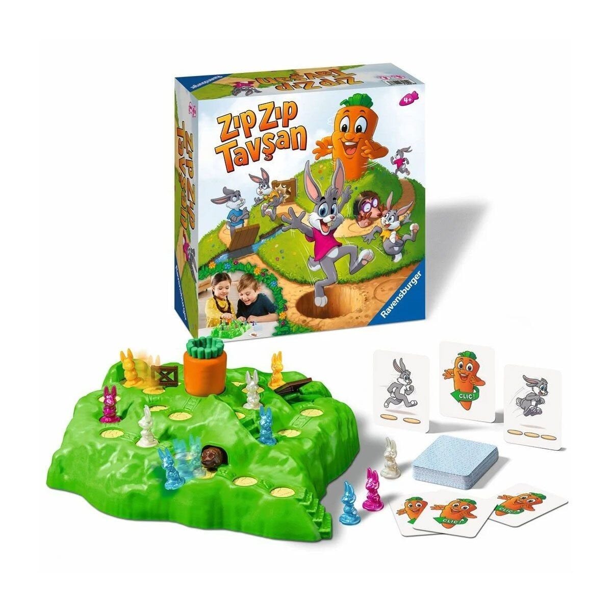 209767 Ravensburger- Zıp Zıp Tavşan +4 Yaş