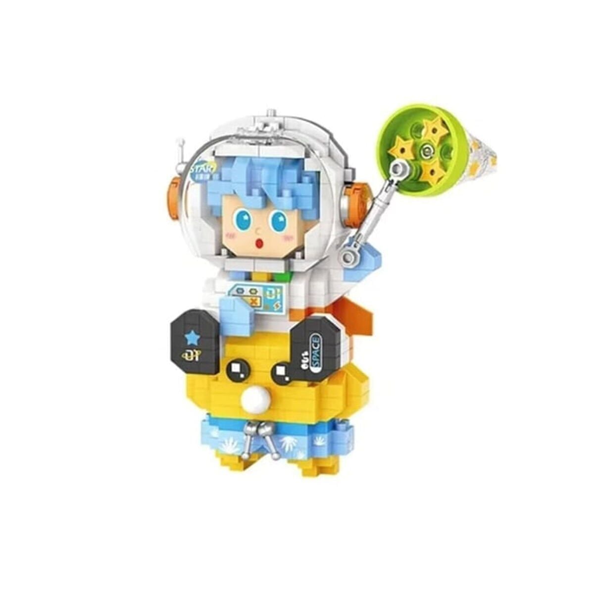 Lz-8827 Loz Astronot Mavi̇ 390 Parça Block Oyuncak