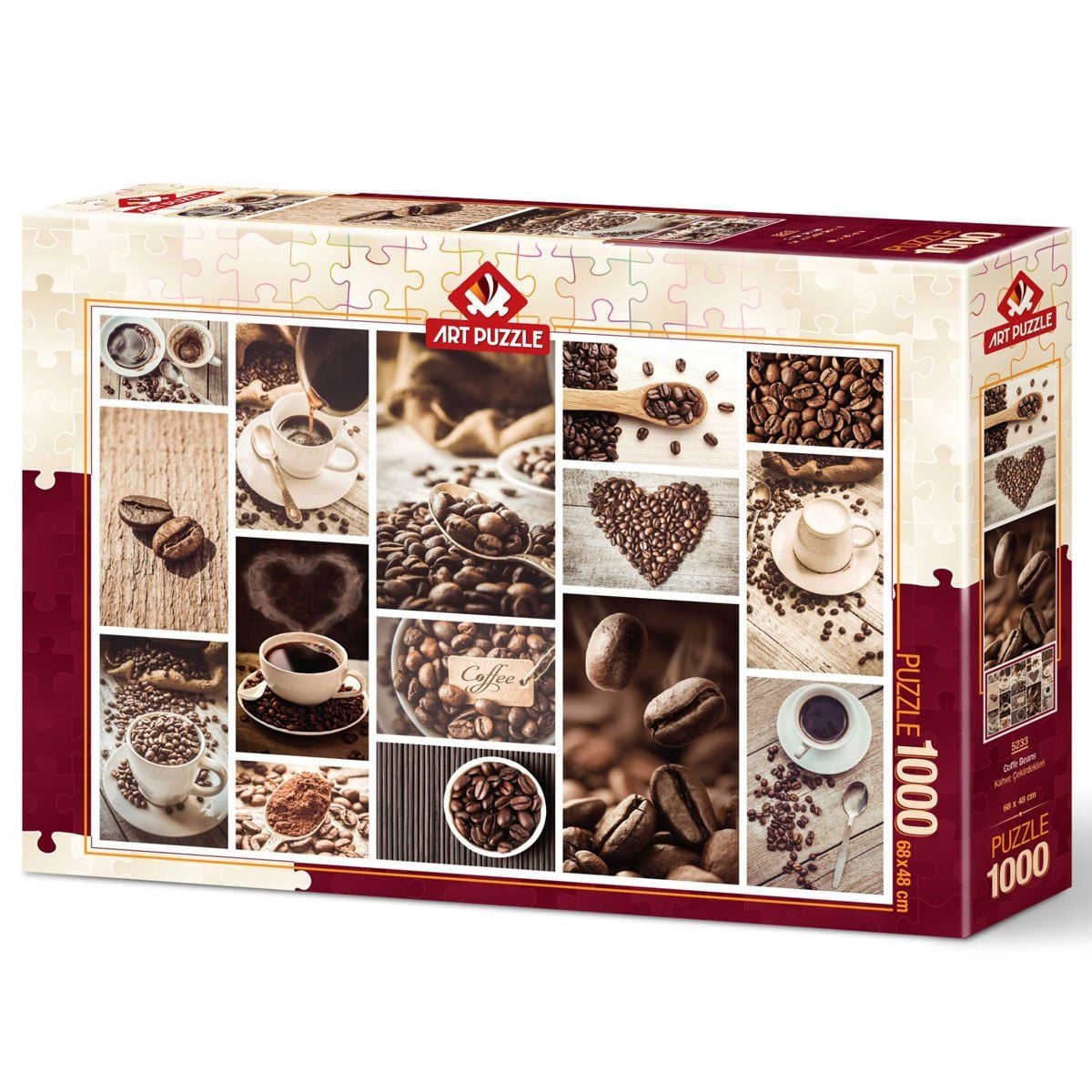 5233 Kahve Çekirdekleri 1000 Parça- Art Puzzle