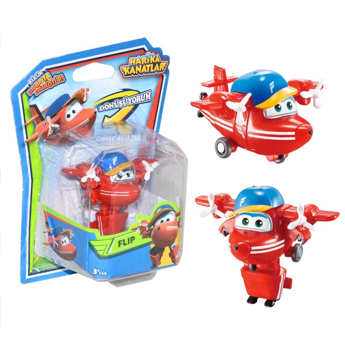 20021 Harika Kanatlar Dönüşen Flip Mini Figür