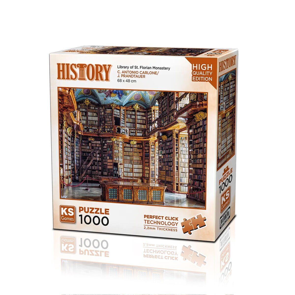 20801 Puzzle 1000 Li̇brary Of St.flori̇an Monastery