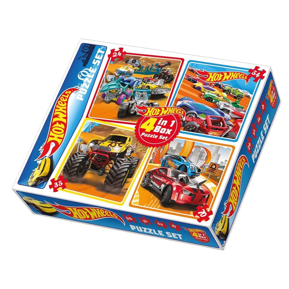 1895 Hotwheels 4In Puzzle