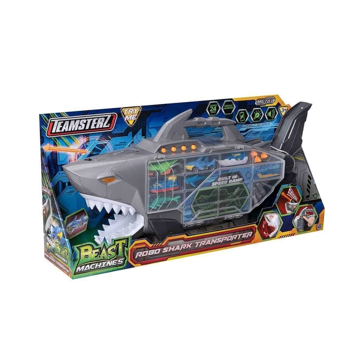 74461 Teamsterz Beast Machines Robo Shark Çantalı Transporter-Sunman