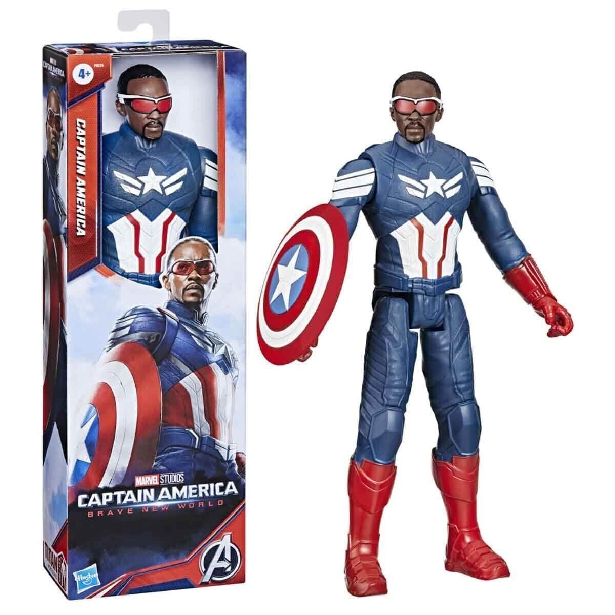 F9276 Marvel Titan Hero- Captain America Brave New World Aksiyon Figürü 30 Cm