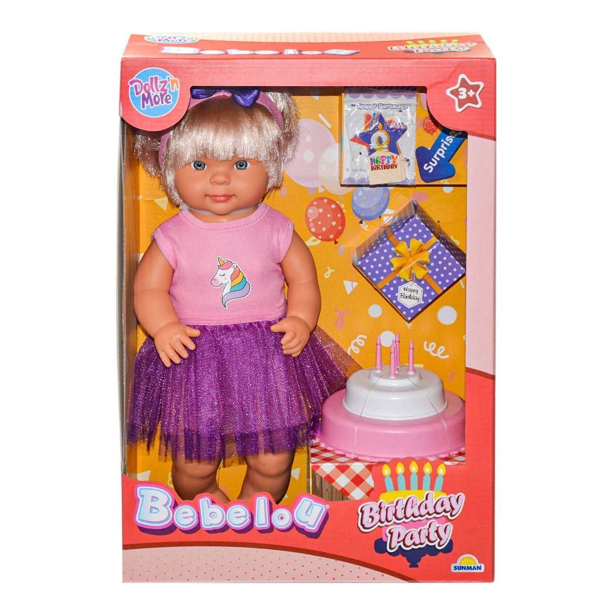 40021 Bebelou Doğum Günü Bebek 40 Cm