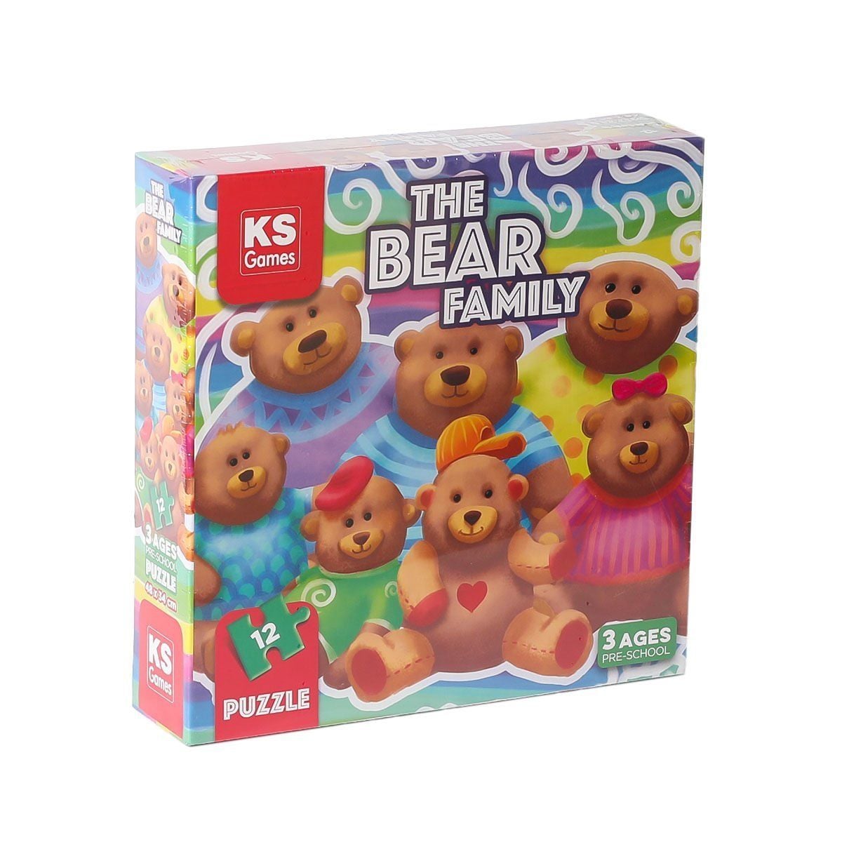 Prs 32705 The Bear Family Pre School Puzzle-Kspuzzle