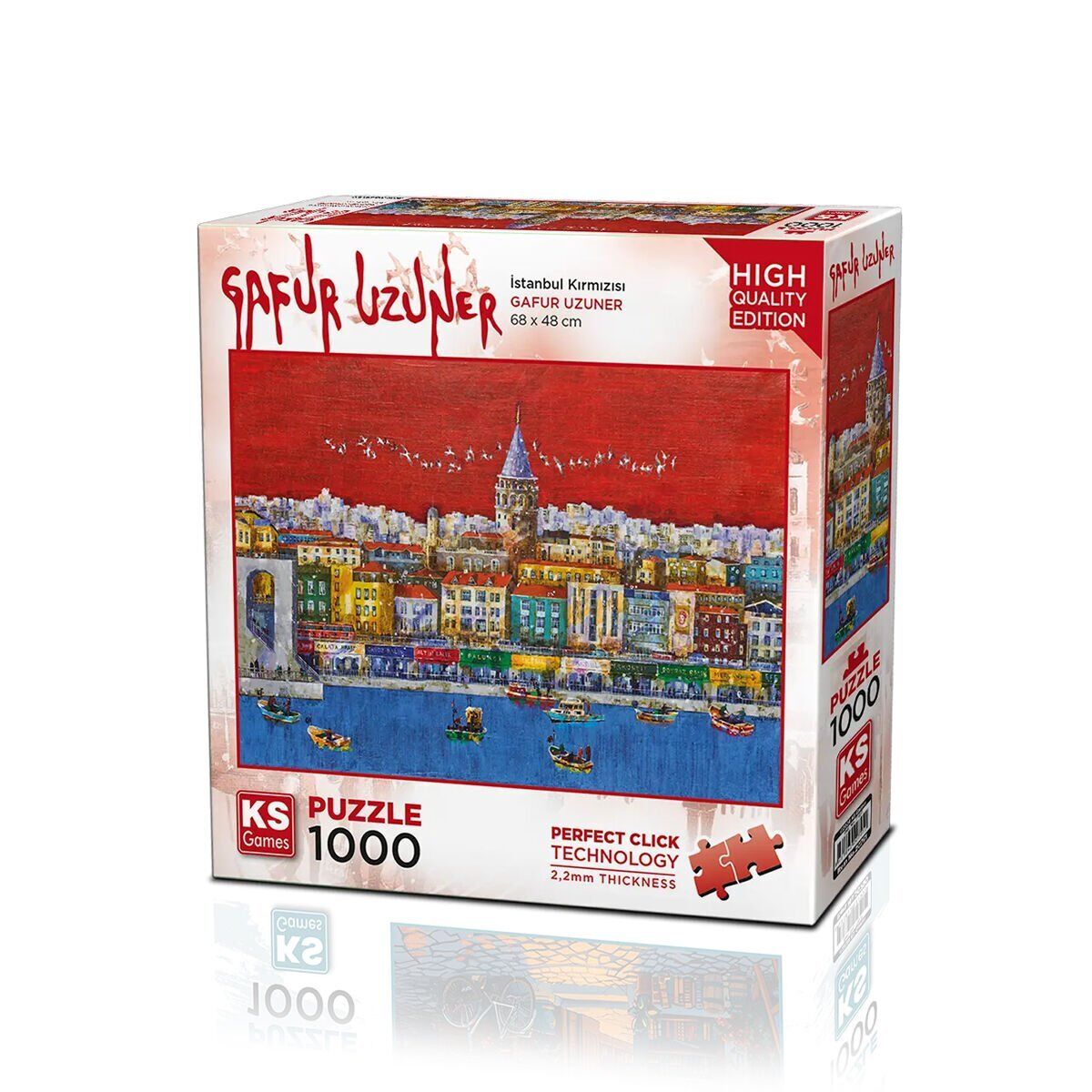 20791 Puzzle 1000 İstanbul Kirmizisi