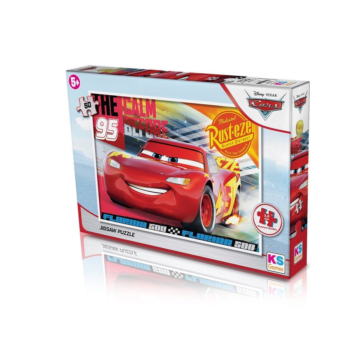Cr709 Cars 50 Parça Çocuk Puzzle-Ks Puzzle