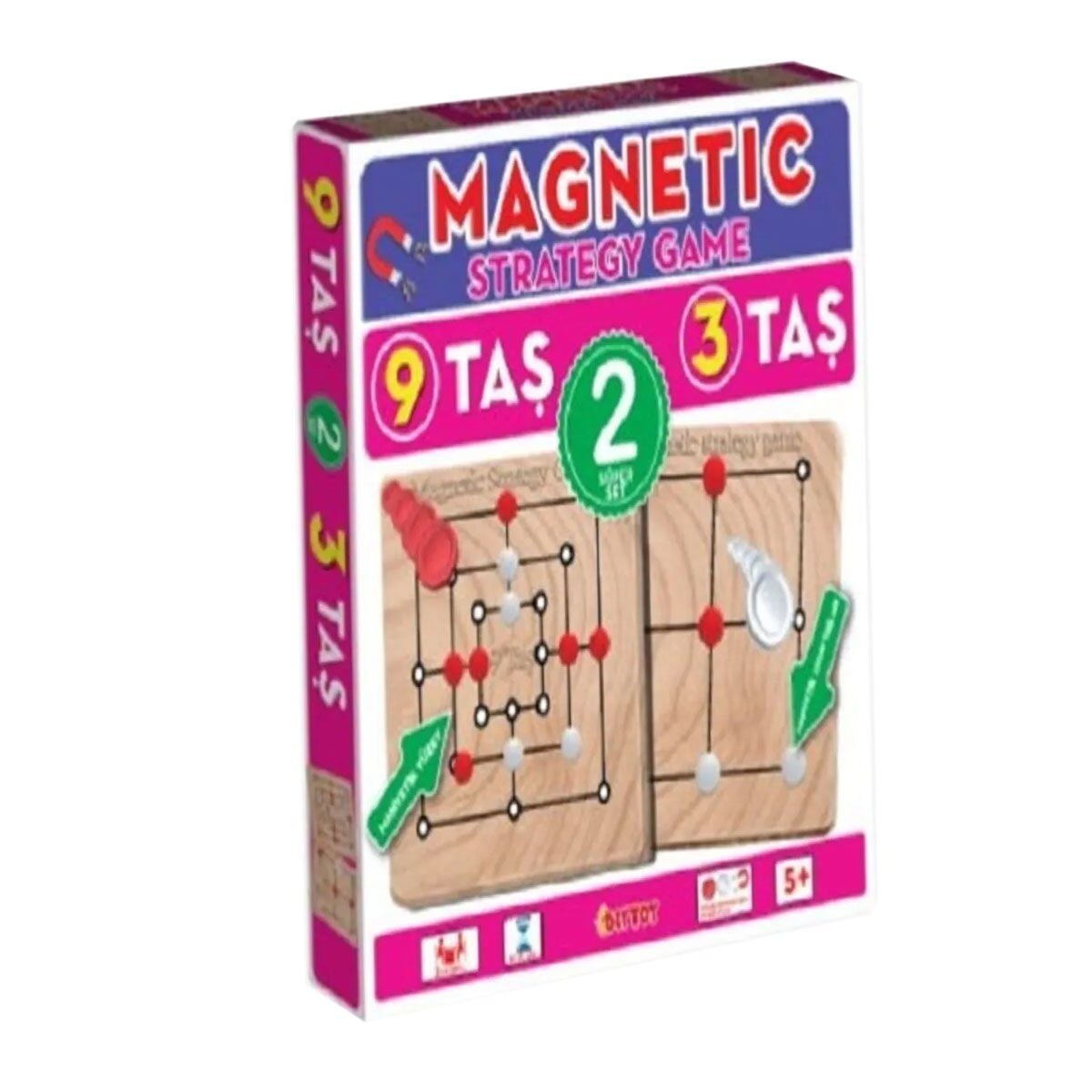 1531549 Manyetik Strateji Oyunları 9 Taş + 3 Taş-Dıytoy