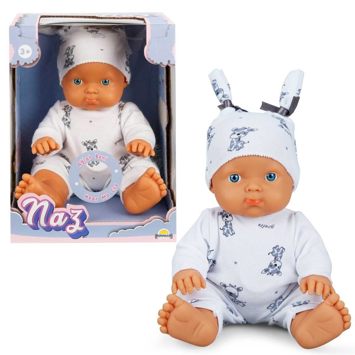 020020 Sunman, Naz Bebek Sesli, 23 Cm / +3 Yaş