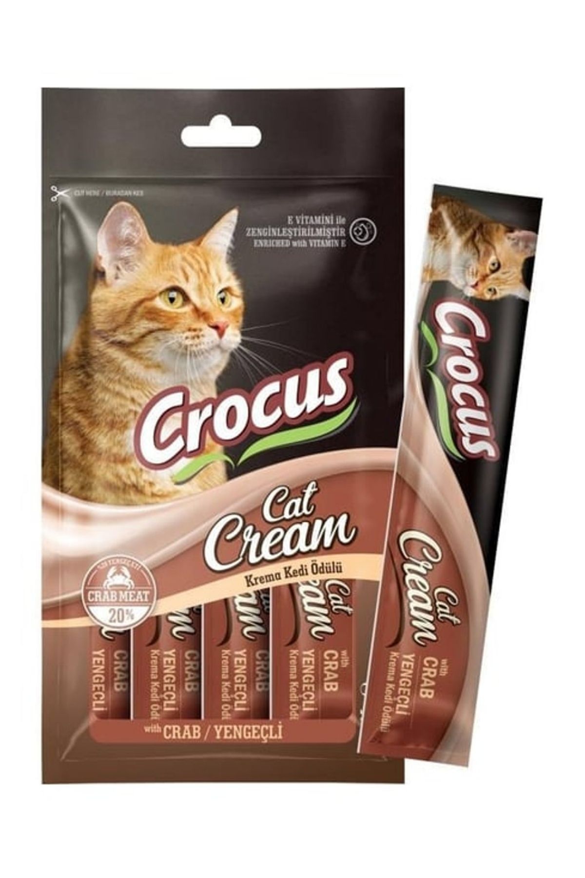 Yengeçli Krema Kedi Ödülü 4X15Gr