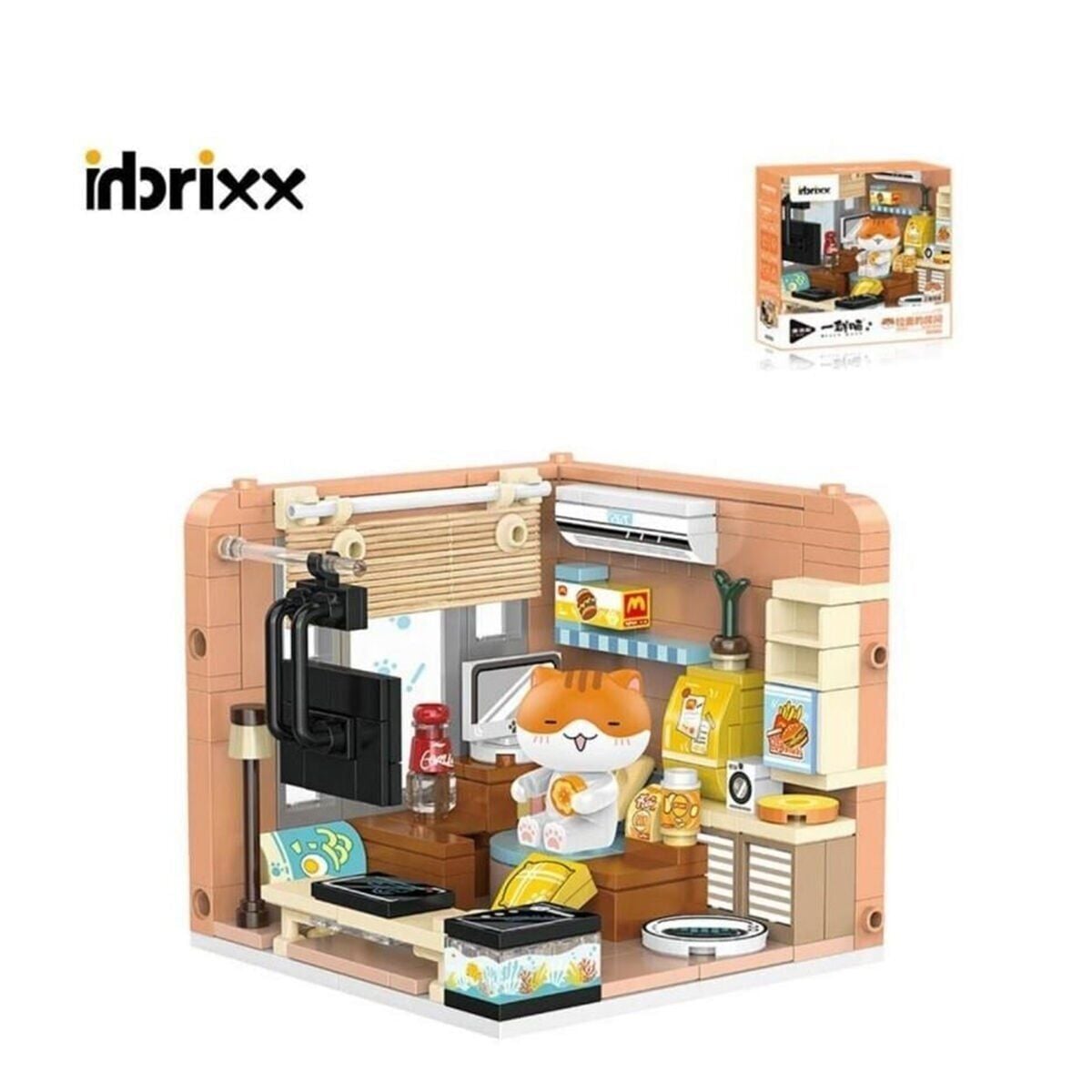 P885005 Panlos Kedi̇ Evi̇ 263 Parça Block Oyuncak