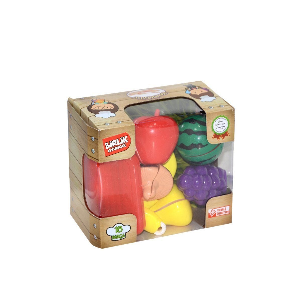 Urt007-Kutu-1Abc Kesi̇lebi̇len Sebze Meyve 16 Pcs