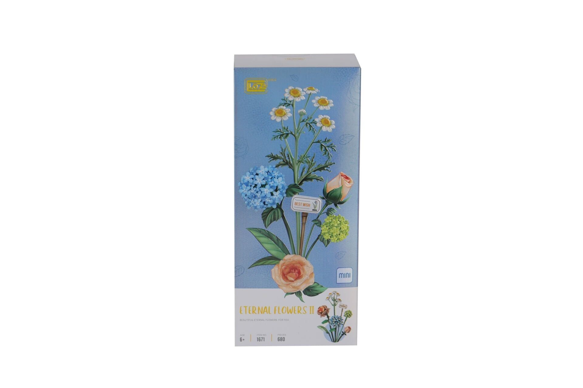 Lz1671 Loz Eternal Flowers Serisi- ''Yıldızlı Gökyüzü Gibi Parlak'' 680 Parça Yapım Seti