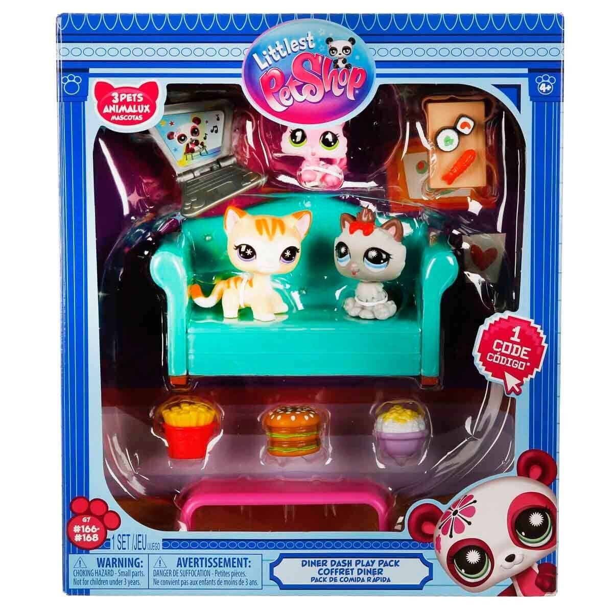 6360 Sun-Littlest Pet Shop Minişler Lokanta Oyun Seti