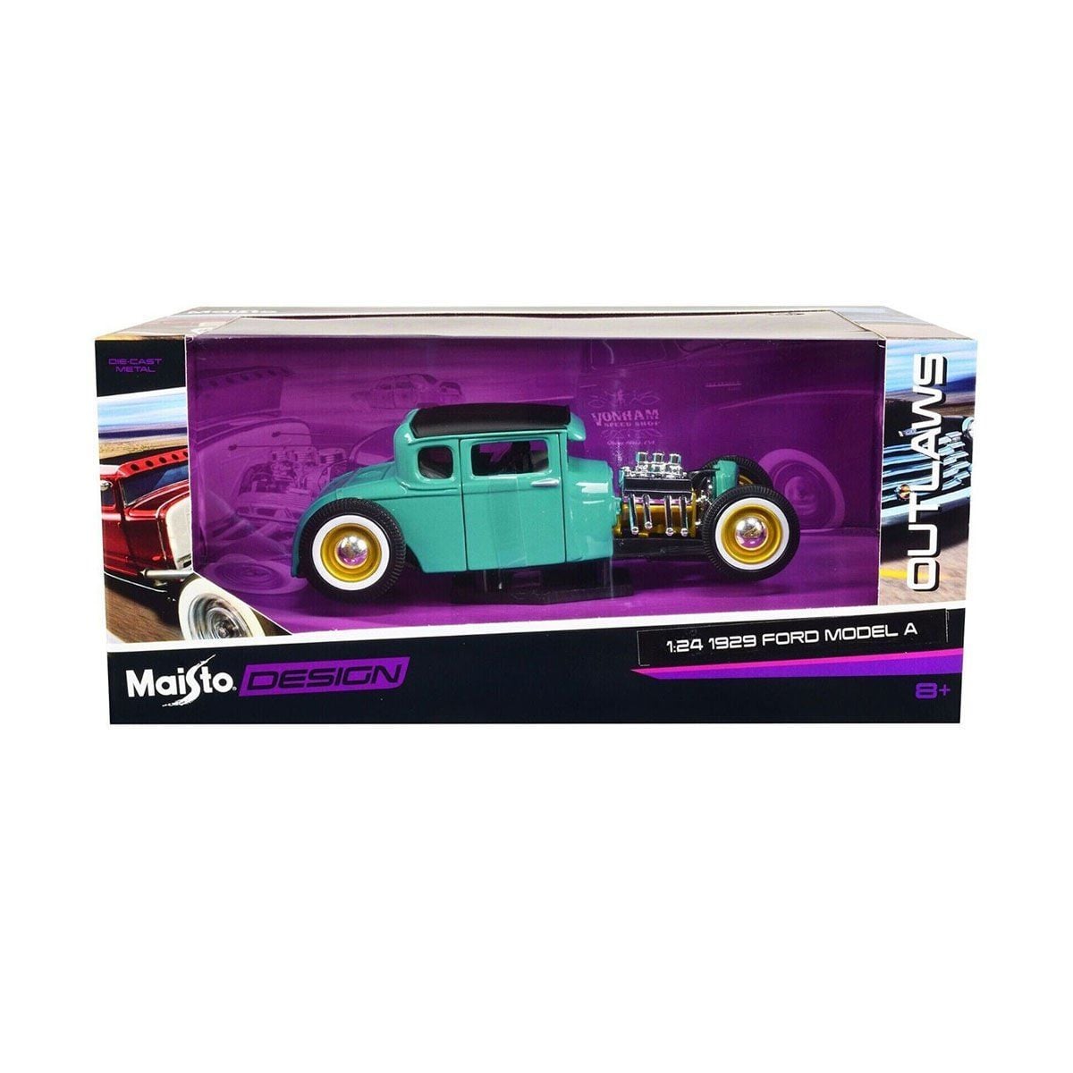 May 31354 1929 Ford Model Araba 1:24-Necotoys