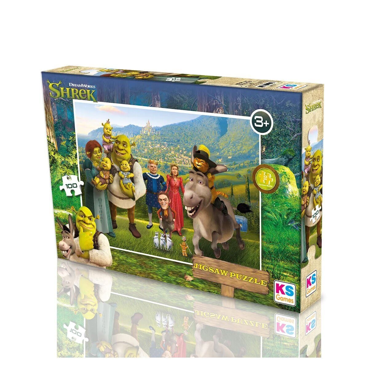 Sh 714 Shrek Puzzle 100 Prç