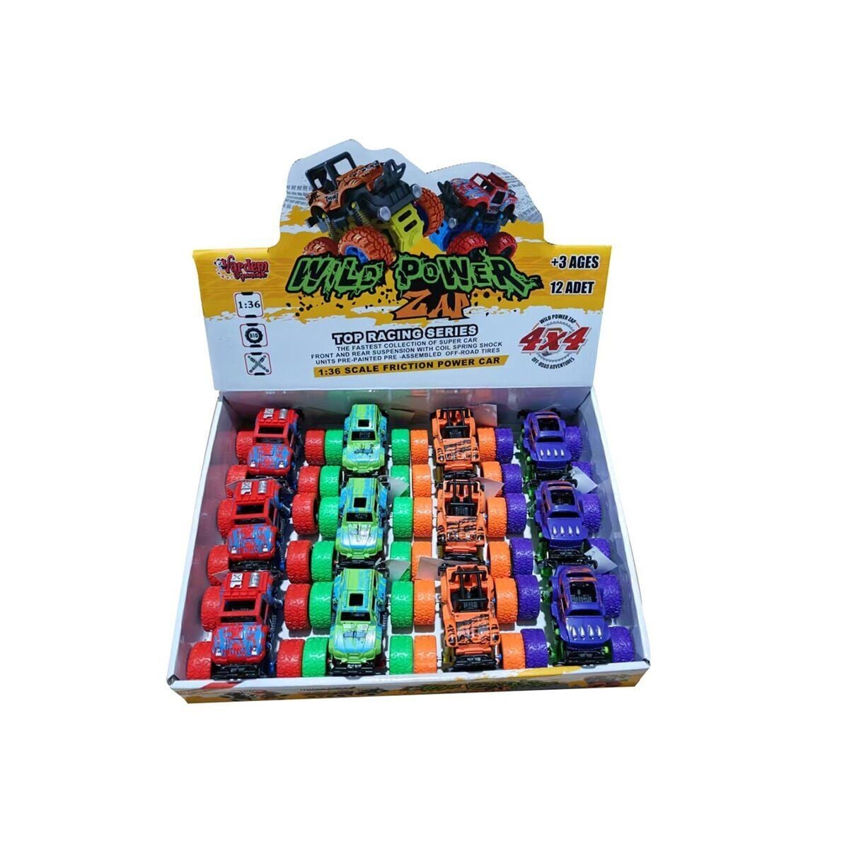 Mg-D400-06 Sürtmeli̇ 1 36 Big 4X4 Canavar